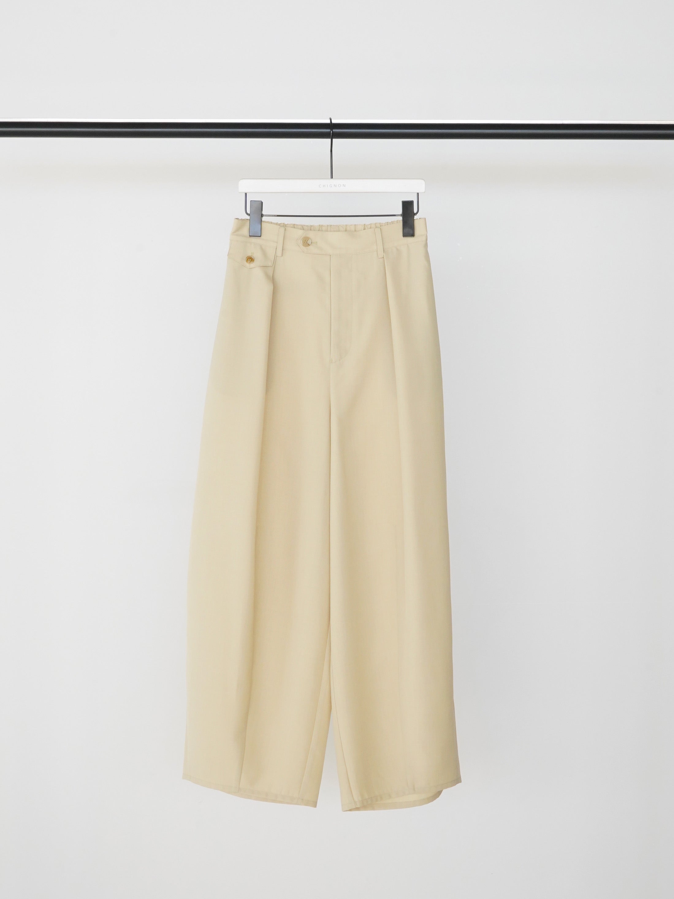 【予約販売】CHIGNON リネンライクコクーンPT 3862-337MK