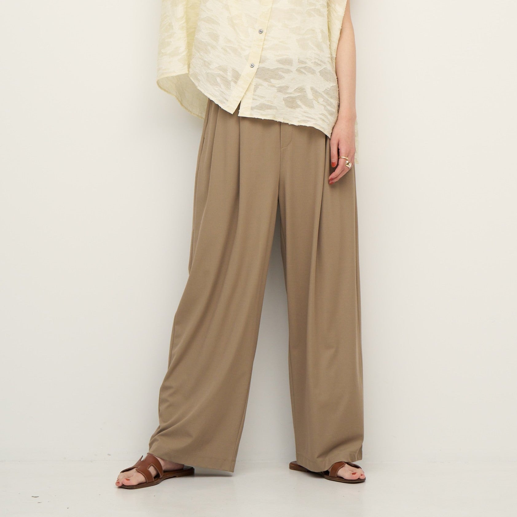 40%OFF以下　RUMCHE ラムシェ トップス　※サンプル品 Dot Embroidery Sheer Tops / black | TOPS,PULLOVER | RUMCHE