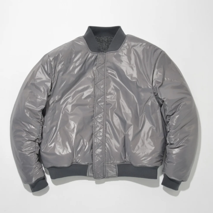 SUPERTHANKS Fur/Shrink faux leather Reversible Flight jacket ST264 JK02