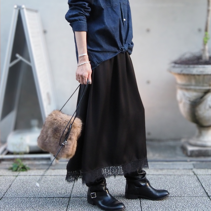 フェイクファーポシェット