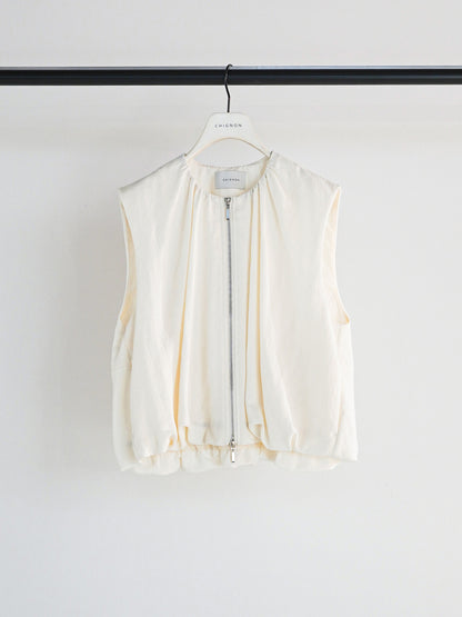 【予約販売】CHIGNON ダブルジップバルーンジレ 4261-025MK