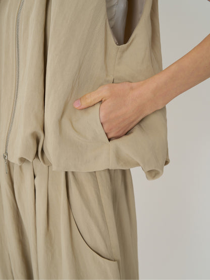 【予約販売】CHIGNON ダブルジップバルーンジレ 4261-025MK