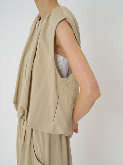 【予約販売】CHIGNON ダブルジップバルーンジレ 4261-025MK