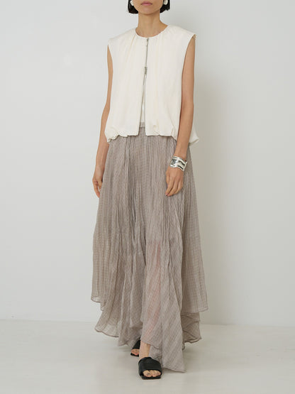 【予約販売】CHIGNON ダブルジップバルーンジレ 4261-025MK