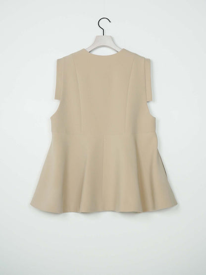 【予約販売】CHIGNON ソフトツイルフレアフォルムジレ4266-602YX