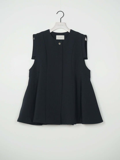 【予約販売】CHIGNON ソフトツイルフレアフォルムジレ4266-602YX