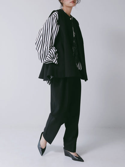 【予約販売】CHIGNON ソフトツイルフレアフォルムジレ4266-602YX