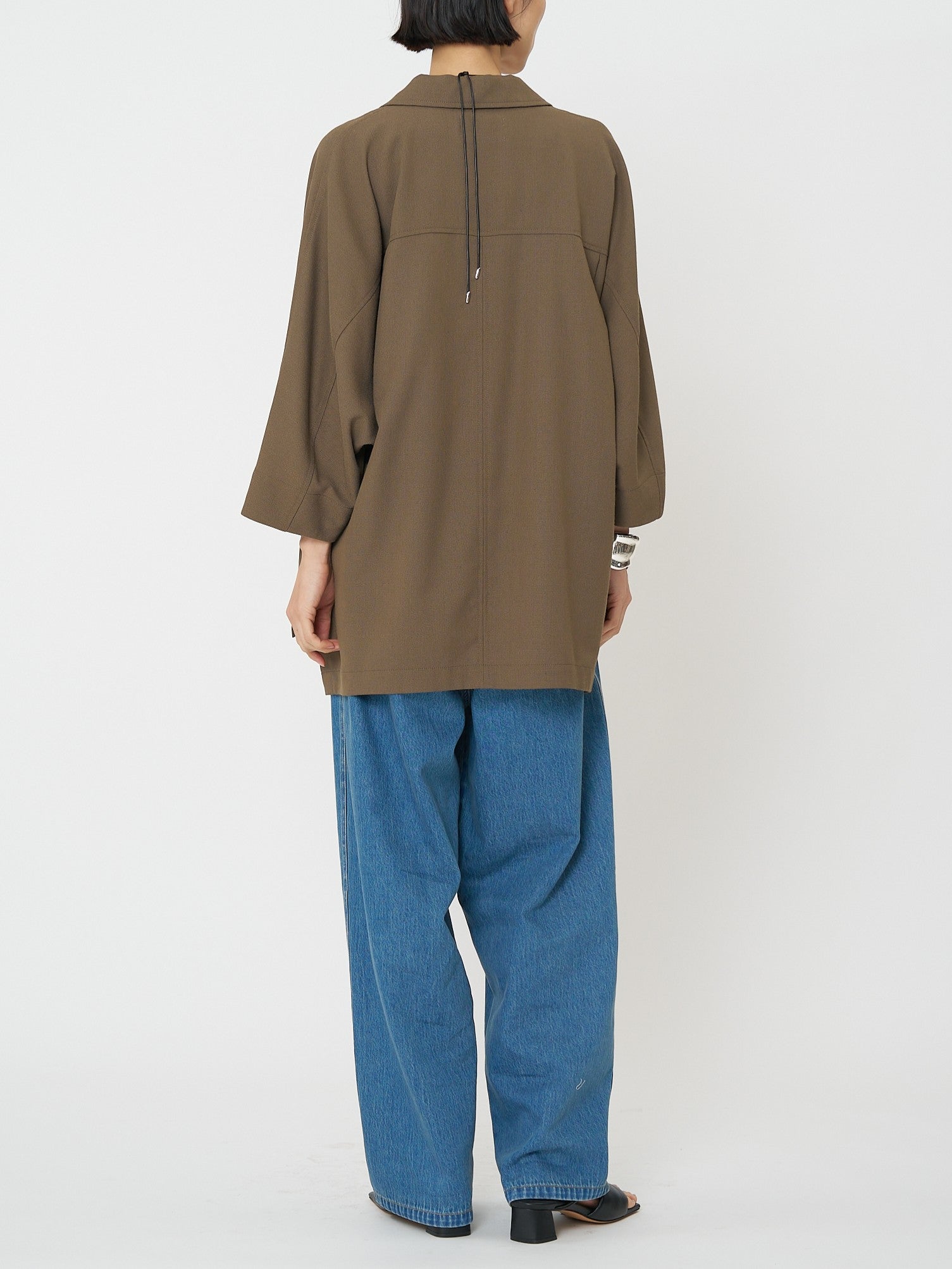 【予約販売】CHIGNON サマーメッシュ麻混ドルマンJK 4561-027BZ