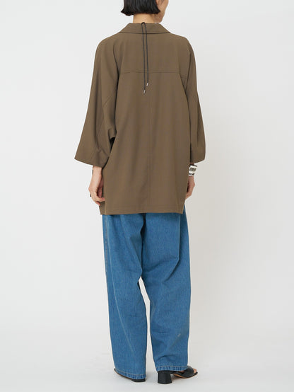 【予約販売】CHIGNON サマーメッシュ麻混ドルマンJK 4561-027BZ