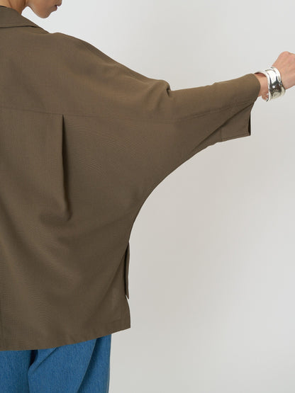 【予約販売】CHIGNON サマーメッシュ麻混ドルマンJK 4561-027BZ