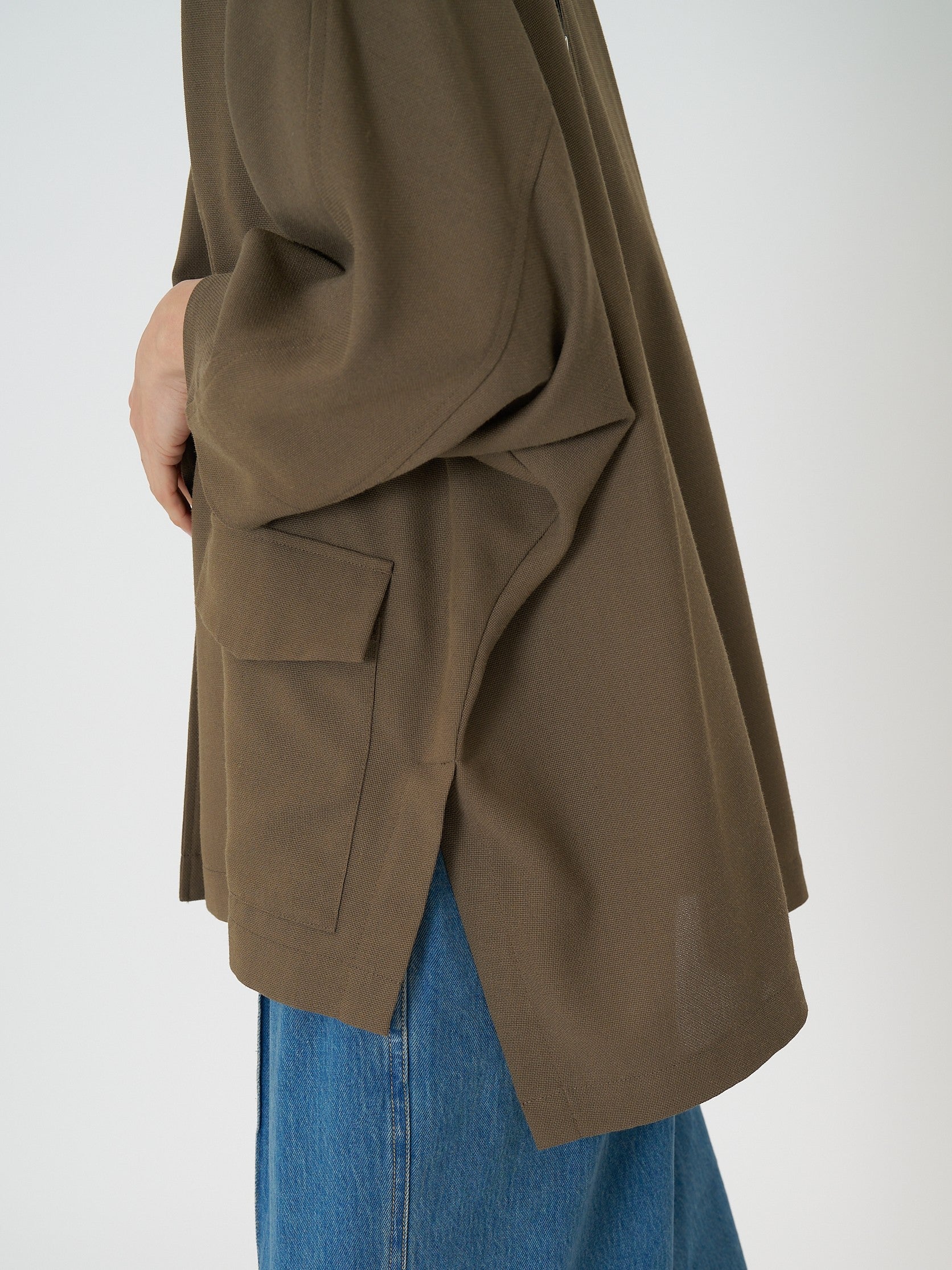 【予約販売】CHIGNON サマーメッシュ麻混ドルマンJK 4561-027BZ