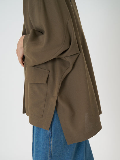 【予約販売】CHIGNON サマーメッシュ麻混ドルマンJK 4561-027BZ