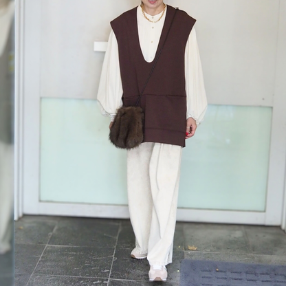 CHIGNON ダンボールＶネックベスト 4754-049BZ