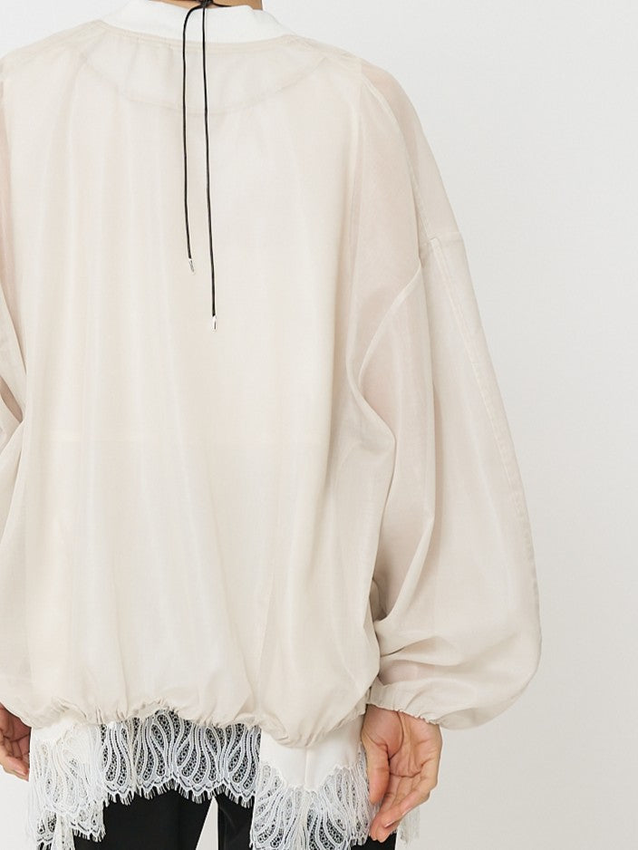 【予約販売】CHIGNON シアーチンツブルゾン 4861-003KK