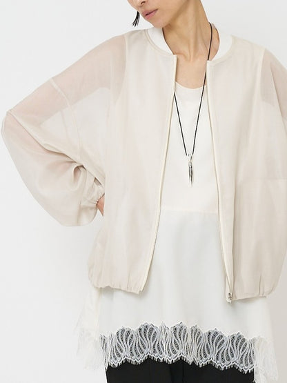 【予約販売】CHIGNON シアーチンツブルゾン 4861-003KK