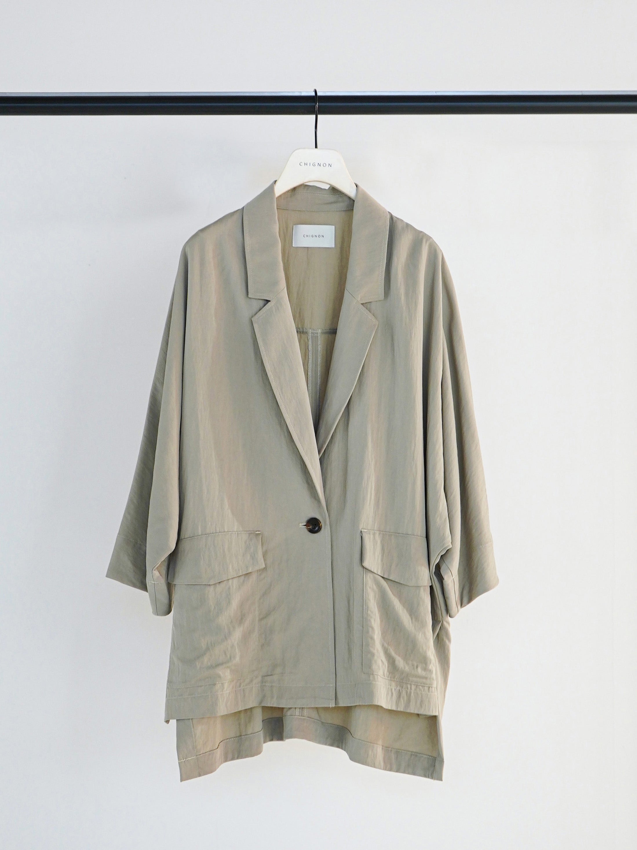 【予約販売】CHIGNON リラックスツイルドルマンJK 4861-006KK