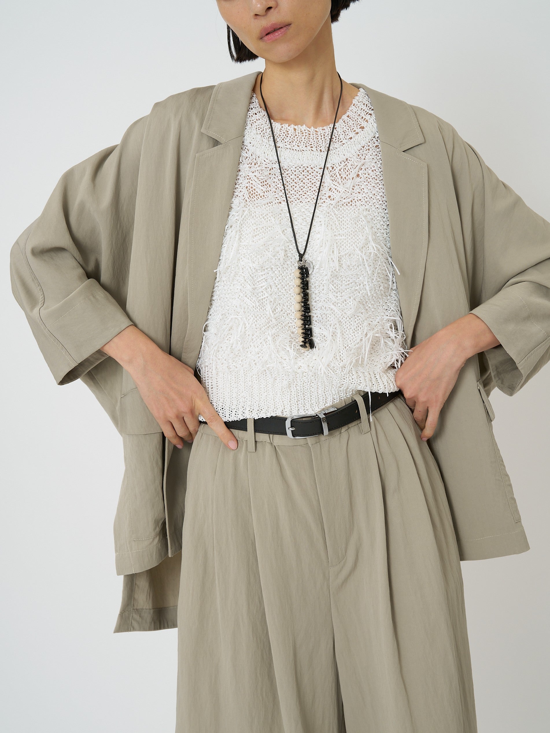 【予約販売】CHIGNON リラックスツイルドルマンJK 4861-006KK