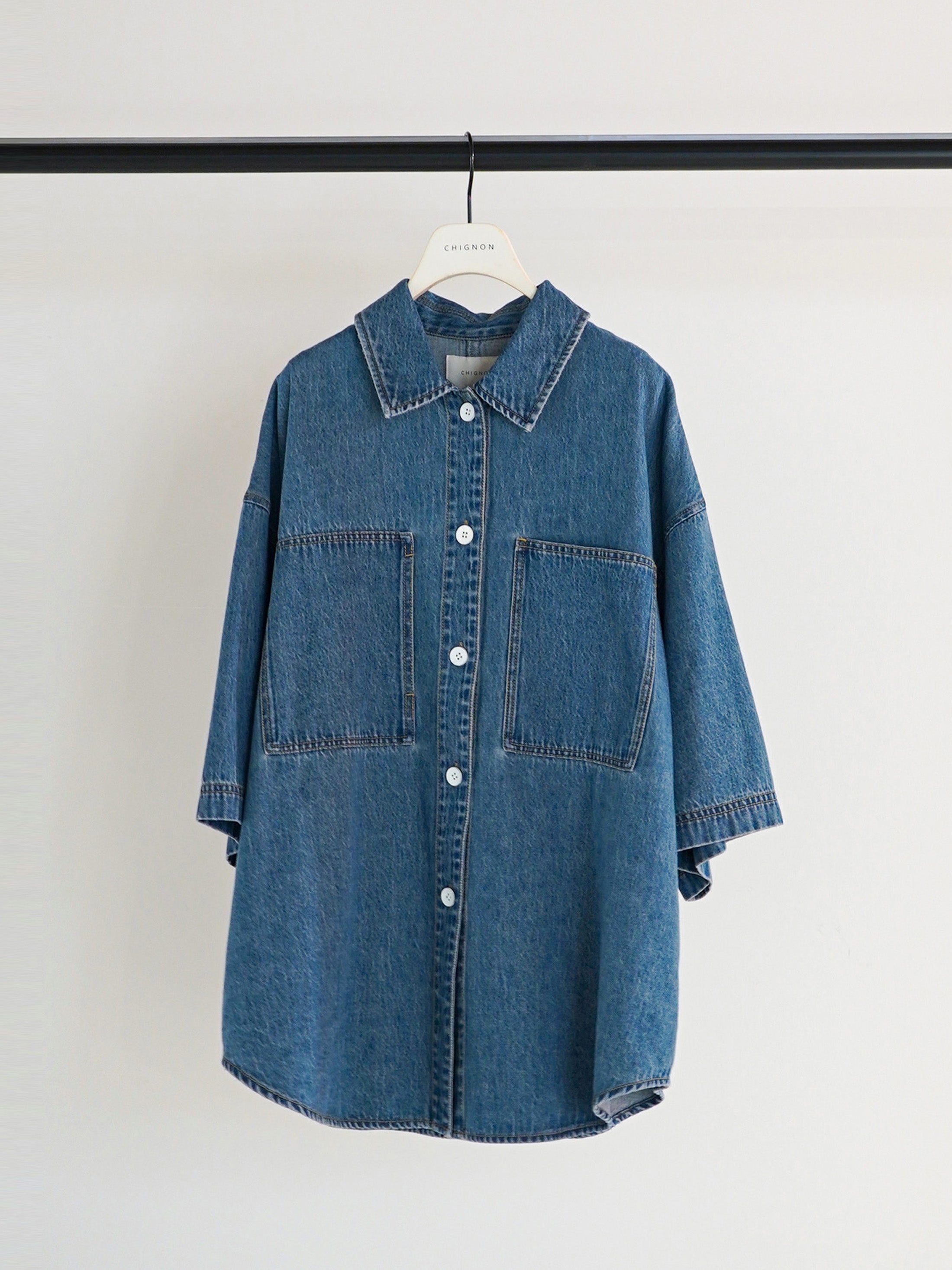 【予約販売】CHIGNON ハーフスリーブデニムJK 4861-041BT