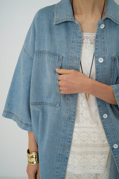 【予約販売】CHIGNON ハーフスリーブデニムJK 4861-041BT