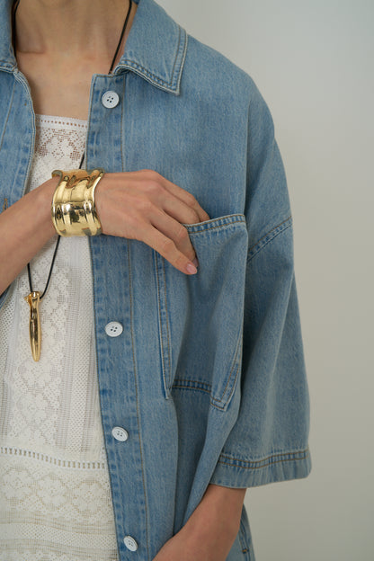 【予約販売】CHIGNON ハーフスリーブデニムJK 4861-041BT