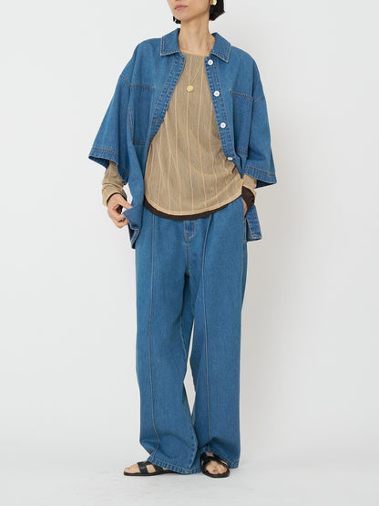 【予約販売】CHIGNON ハーフスリーブデニムJK 4861-041BT