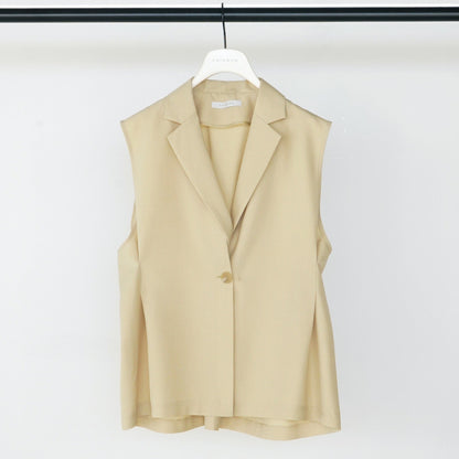 【予約販売】CHIGNON リネンライクペプラムジレ 4862-336MK