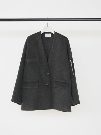 【予約販売】CHIGNON ノーカラーニュアンスミリタリーJK 4865-301KK
