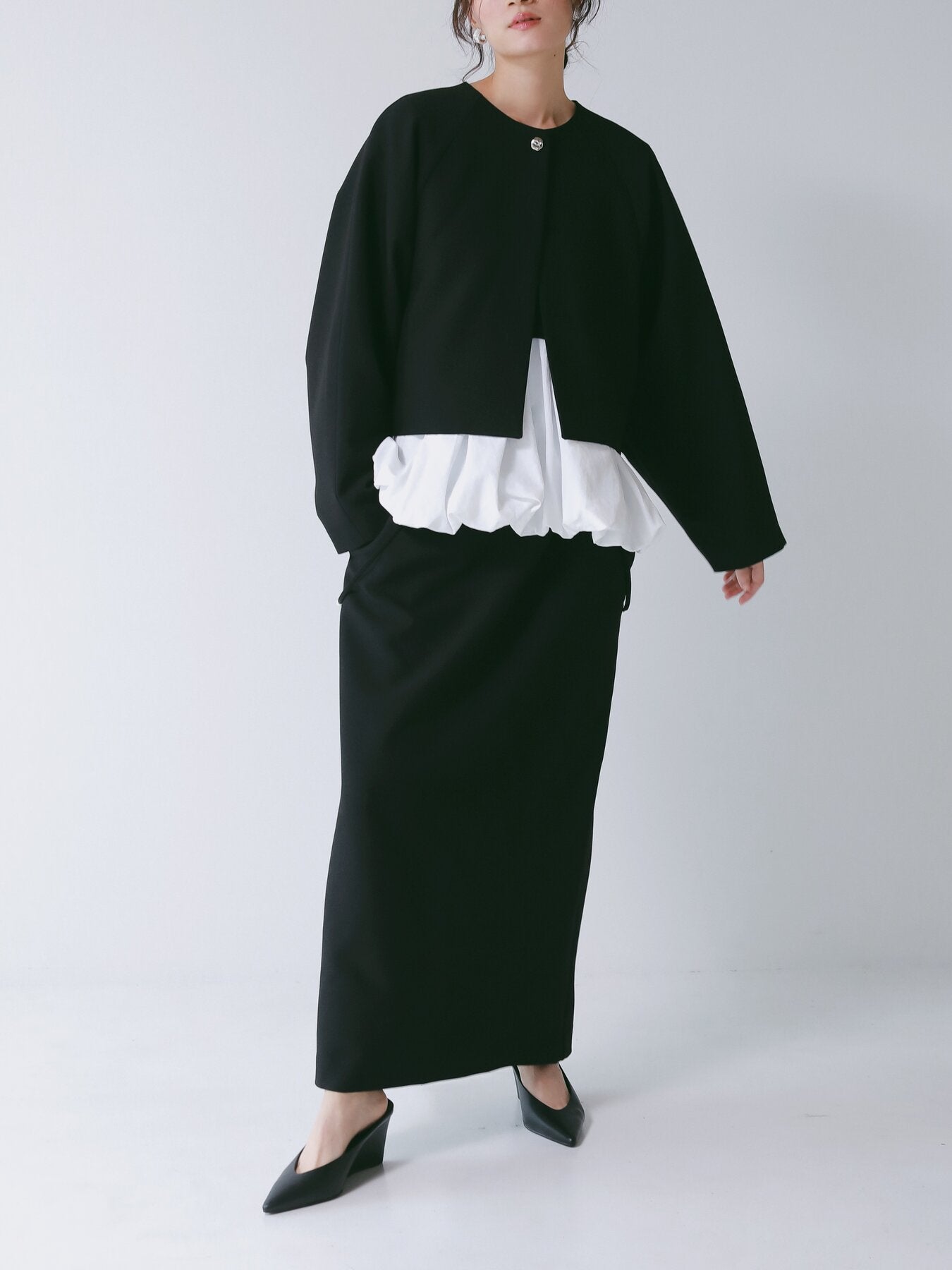 【予約販売】CHIGNON ソフトツイルドルマンＪＫ4866-601YX