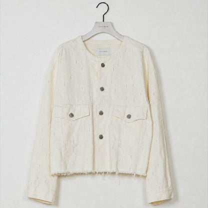 【予約販売】CHIGNON クラッシュクロップドＪＫ4966-686BL