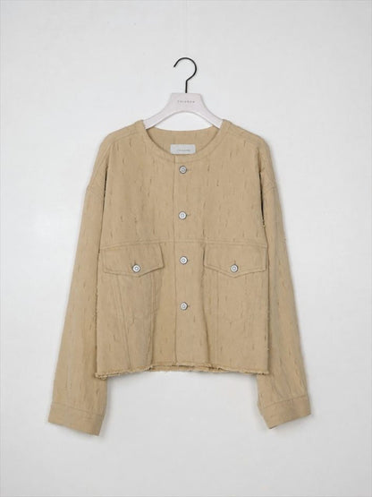 【予約販売】CHIGNON クラッシュクロップドＪＫ4966-686BL