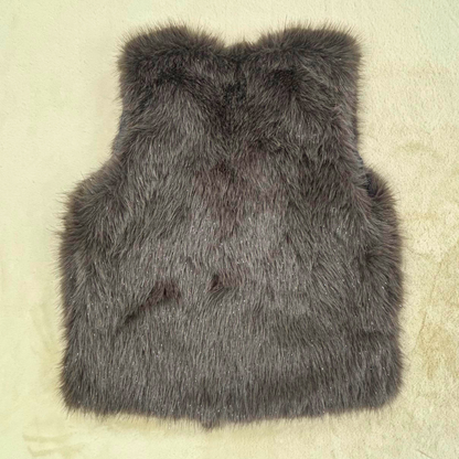 ラメ入りファーベスト