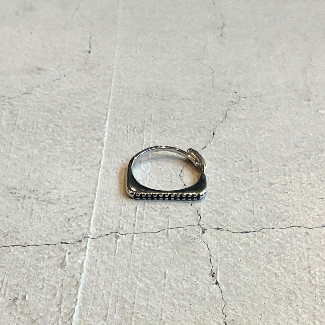 エタニティ スリム リング（ブラック）