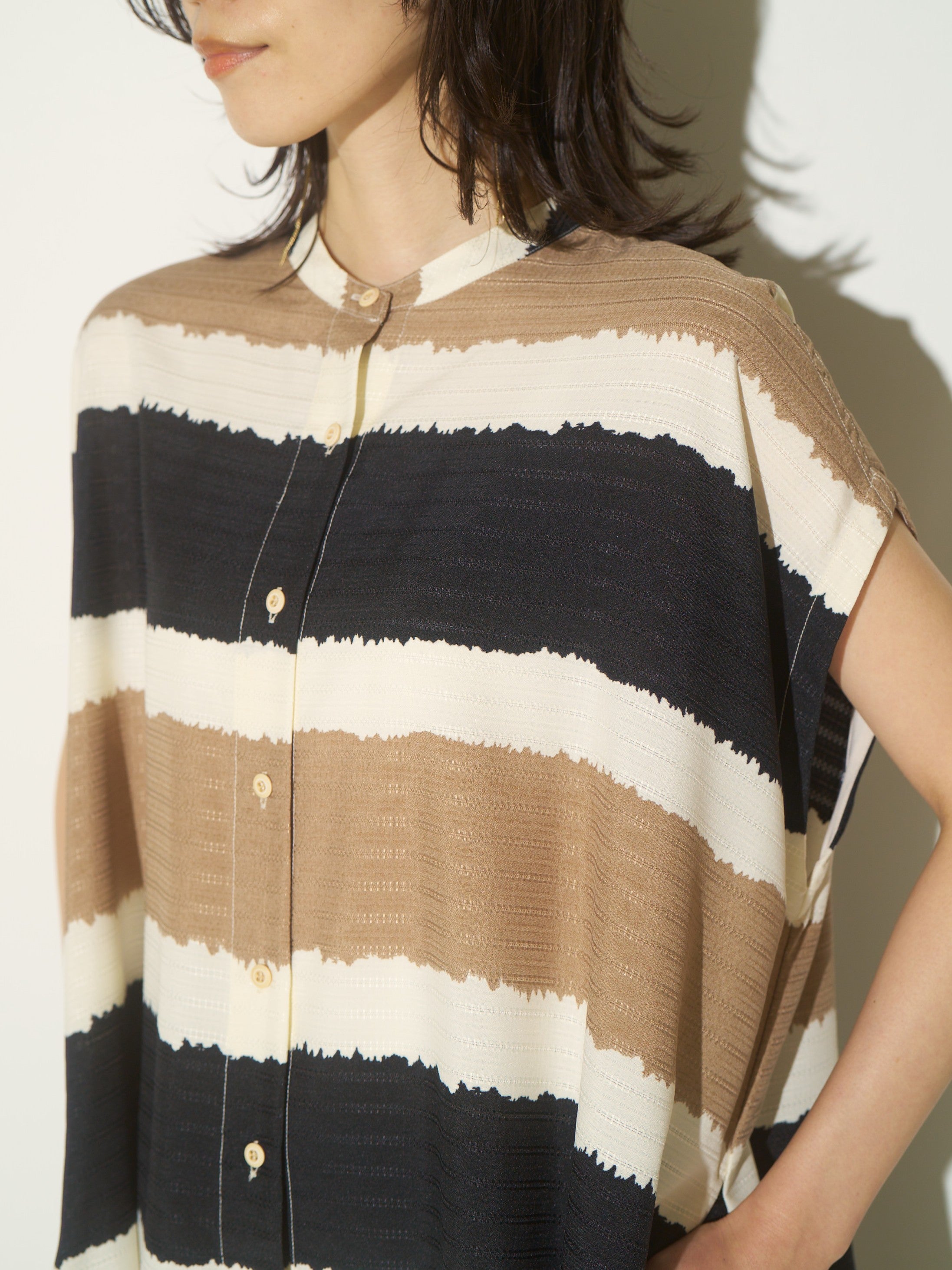 【予約販売】CHIGNON オリエンタルボーダーシャツOP 5562-351BZ