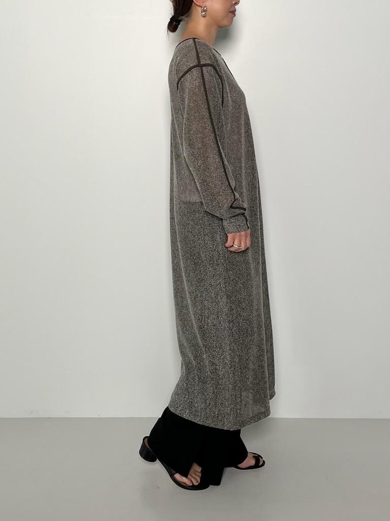 CHIGNON メッシュパイピングワンピース [5742-335YE]［50%OFF］
