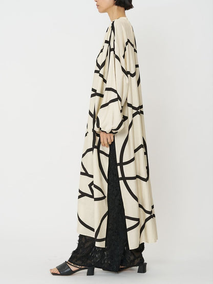 【予約販売】CHIGNON ラインプリントシャツOP 5961-019KK