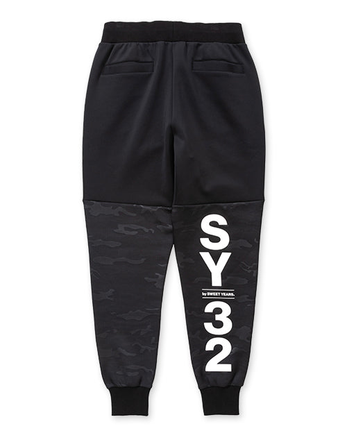 SY32 DOUBLE KNIT EMBOSS CAMO SHIELD LOGO PANTS No.13511［30%OFF］