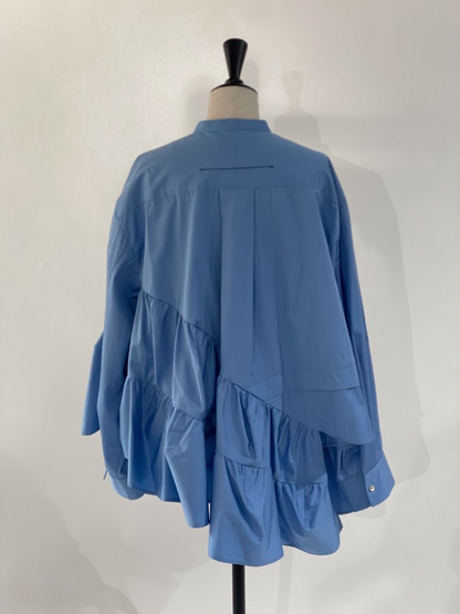 RUMCHE Typewriter Gatherd Blouse R25A10603