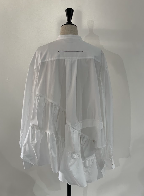 RUMCHE Typewriter Gatherd Blouse R25A10603