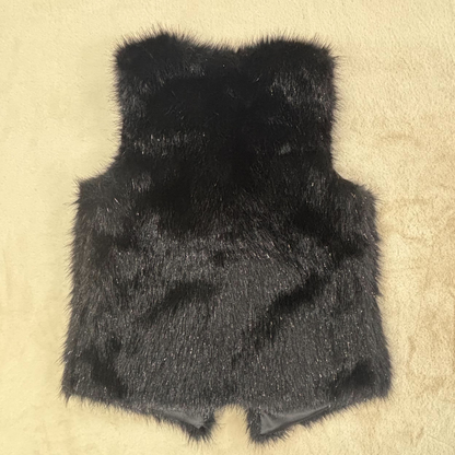 ラメ入りファーベスト