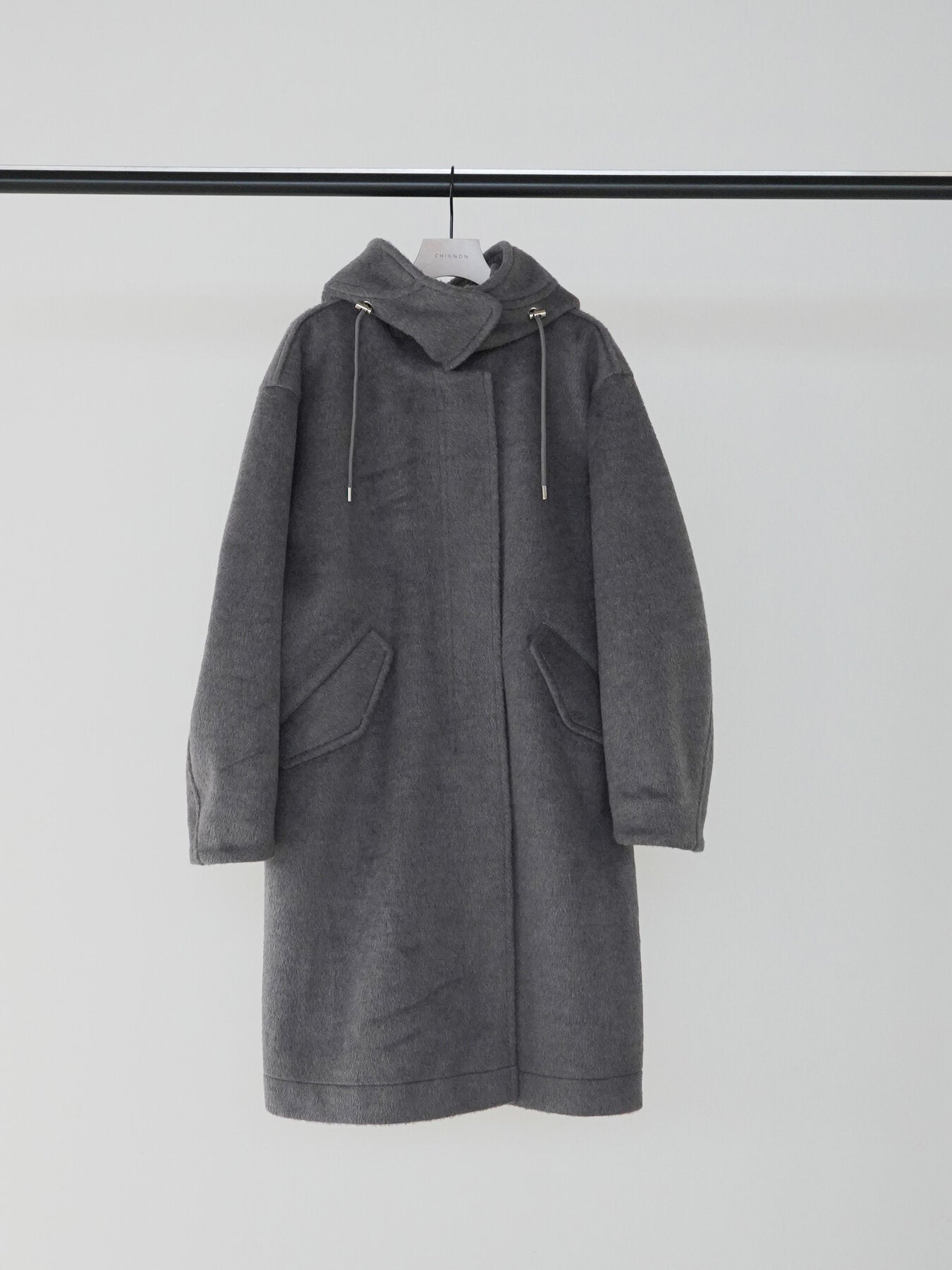 【予約販売】CHIGNON シャギーフーデッドコート 7265-337MK
