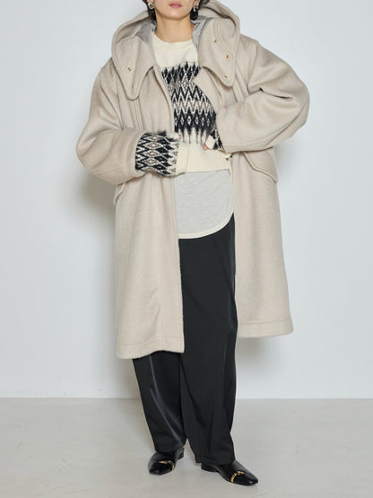 【予約販売】CHIGNON シャギーフーデッドコート 7265-337MK