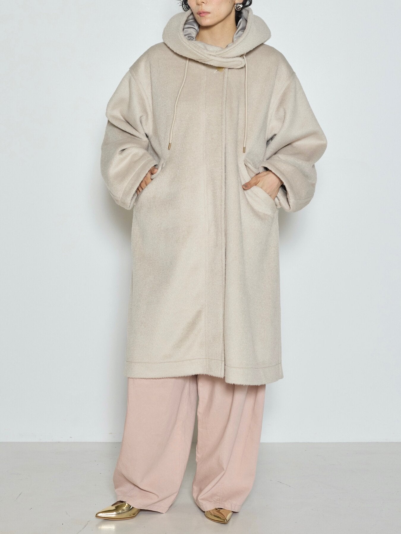 【予約販売】CHIGNON シャギーフーデッドコート 7265-337MK