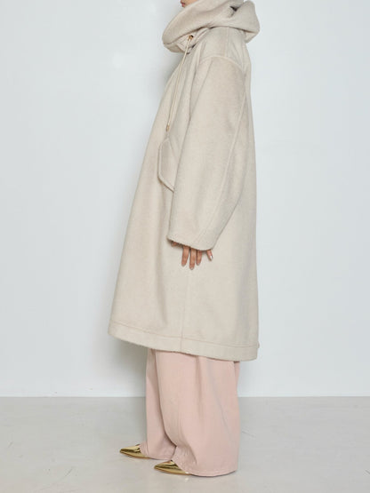【予約販売】CHIGNON シャギーフーデッドコート 7265-337MK