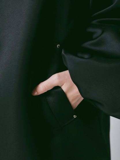 【予約販売】CHIGNON フォルムスリーブノーカラーコート7266-636MK