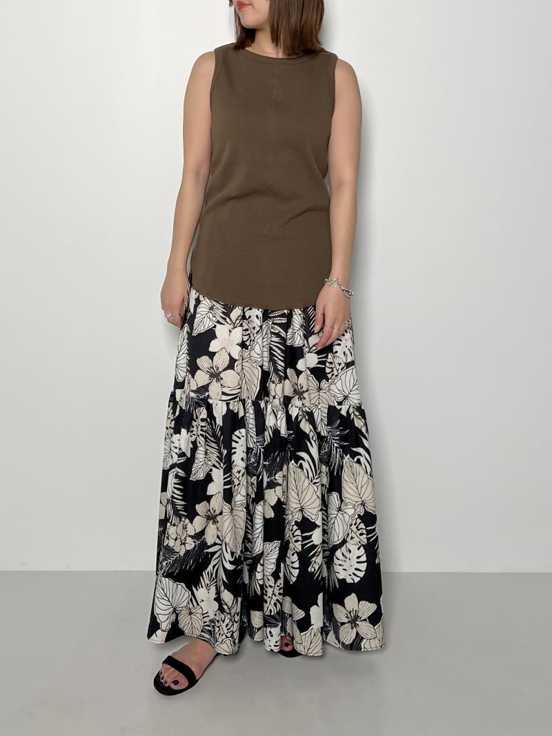 タンクトップ ノースリーブ CHIGNON テレコタンクトップ 8243-635KO レディース CHIGNON テレコタンクトップ 8243-635KO（タンクトップ