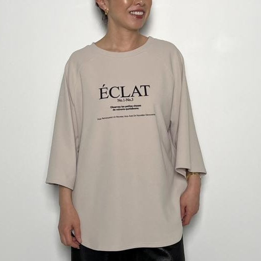 CHIGNON ジョーゼットラグランTシャツ[RW46-8244-115KK]｜URBAN