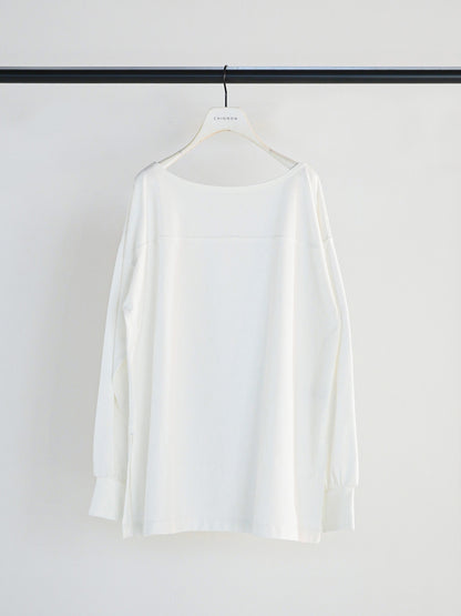 【予約販売】CHIGNON 度詰天竺ボートネックロンT 8261-015KK