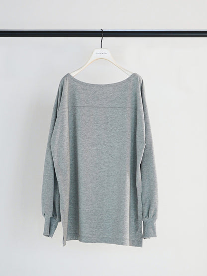 【予約販売】CHIGNON 度詰天竺ボートネックロンT 8261-015KK