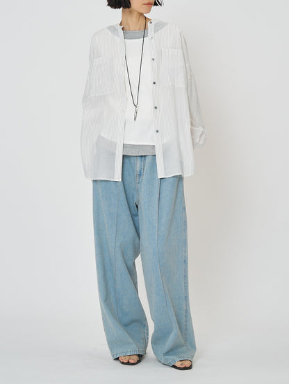 【予約販売】CHIGNON 配色テレコハーフスリーブPO 8261-108KK