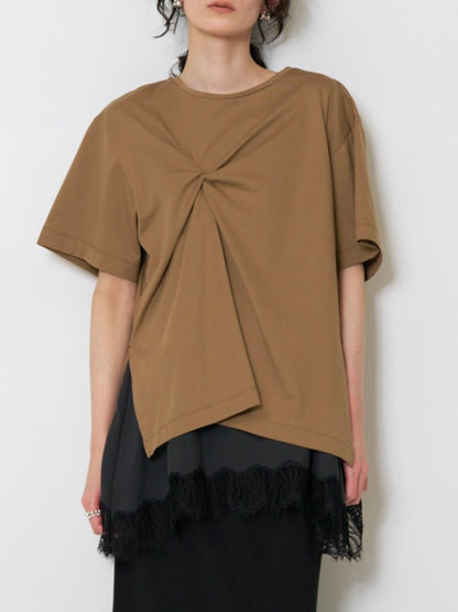 【予約販売】CHIGNON フロントツイストアシメトップス 8263-610KK